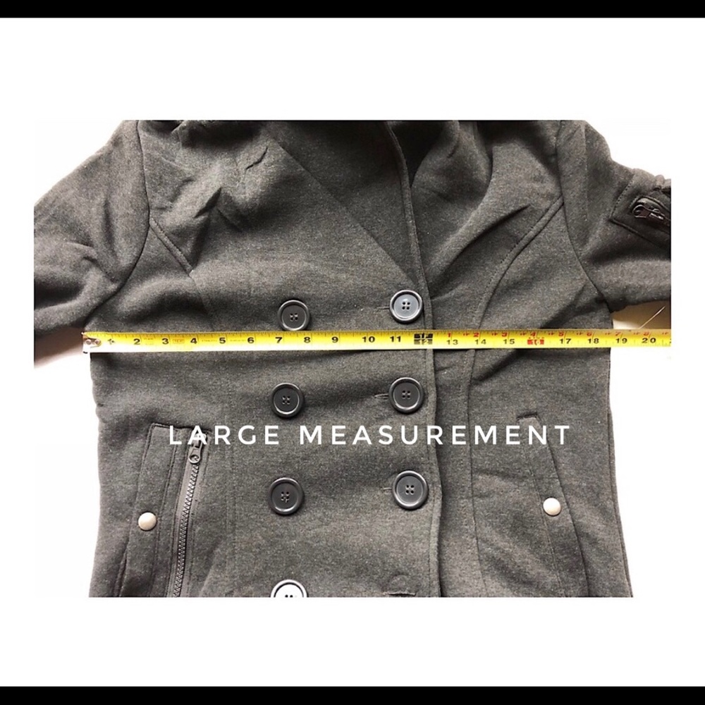 Women’s Gray double breasted jacket - Picture 5 of 8